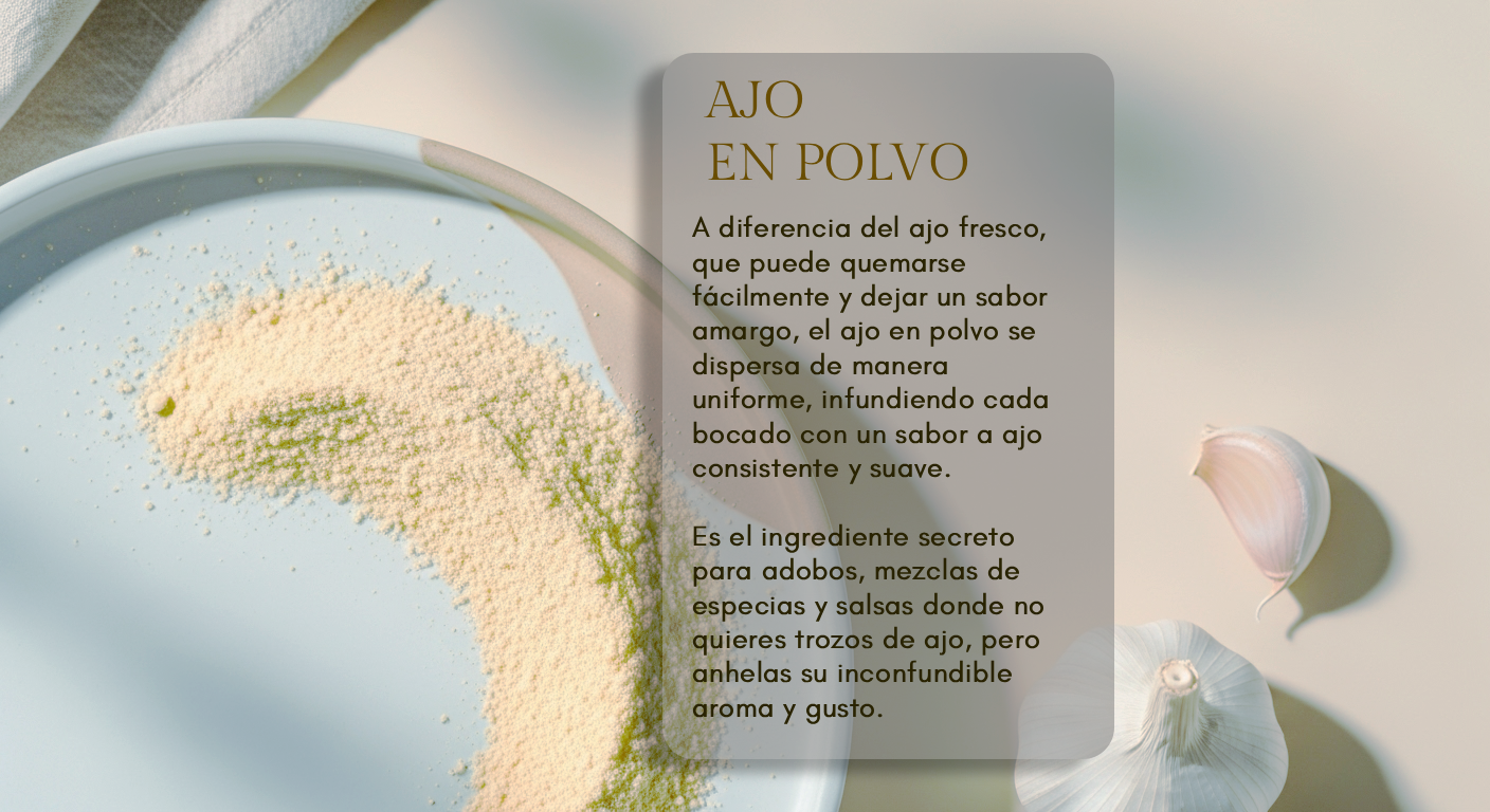 Ajo en Polvo
